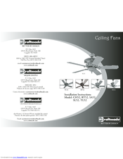 Craftmade CH52 Installation Instructions Manual