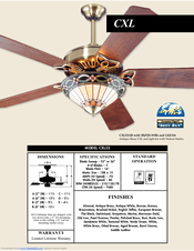 Craftmade CXL52 Specifications