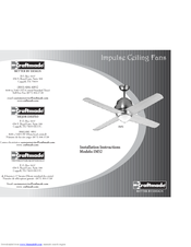 Craftmade Impulse IM52 Installation Instructions Manual