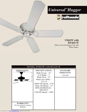 Craftmade UH42 Specifications