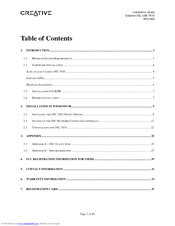 Creative DSL USB 7410 Installation Manual