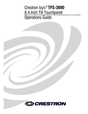 Crestron Isys TPS-3000 Operation Manual