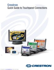 Crestron Isys TPS-12G-QM Connection Manual