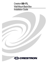 Crestron BB-17L Installation Manual