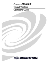 Crestron Cresnet C2N-ANLZ Operation Manual