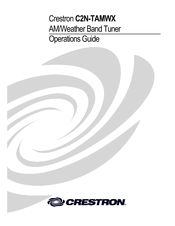 Crestron C2N-TAMWX Operation Manual