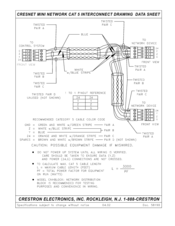 Crestron CAT5 Datasheet