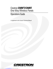 Crestron CNRFT-48A User Manual
