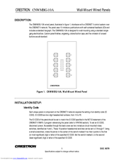 Crestron CNWM-LT9 User Manual