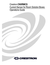 Crestron CNXRMCS Operation Manual
