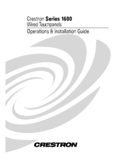 Crestron CT-1600 Operation And Installation Manual