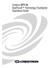Crestron DualTouch DTT-18 Operation Manual