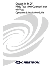 Crestron IM-TCCV Operation And Installation Manual