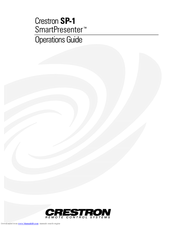 Crestron SmartPresenter SP-1 Operation Manual