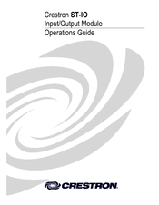 Crestron ST-IO Operation Manual