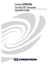 Crestron STRFGWX Operation Manual