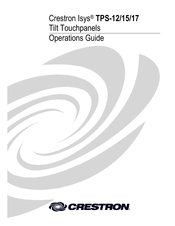 Crestron Isys TPS-17 Operation Manual