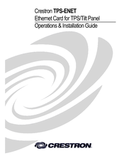Crestron TPS-ENET Operations & Installation Manual