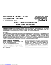 CrimeStopper EZEE Start EZ-55DP Installation Instructions Manual