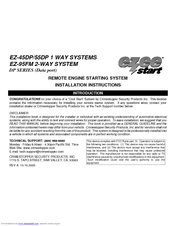 CrimeStopper Ezee Start EZ-95FM Installation Instructions Manual