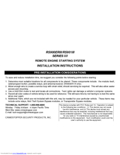 CrimeStopper RS-901.III Installation Instructions Manual
