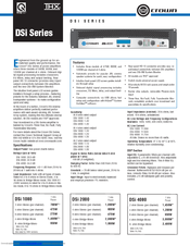 Crown DSi 8M Specifications