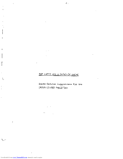 Crown DC 300 Basic Service Manual