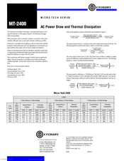 Crown Micro-Tech MT-2400 Supplementary Manual