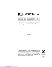 Crown IQ-MSD Turbo User Manual