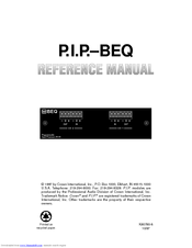 Crown PIP-BEQ Reference Manual
