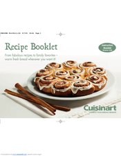 Cuisinart CBK-200 Instruction/Recipe Booklet