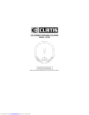 Curtis CD156 Instruction Manual