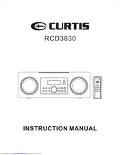 Curtis RCD3830 Instruction Manual