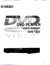 Curtis DVD1025 User Manual