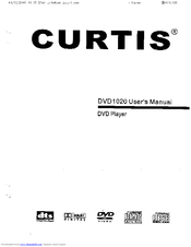 Curtis DVD1020 User Manual
