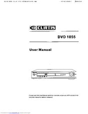Curtis DVD1055 User Manual