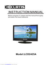 Curtis LCD2425A Instruction Manual