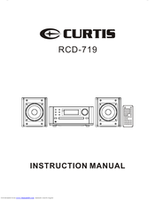Curtis RCD-719 Instruction Manual