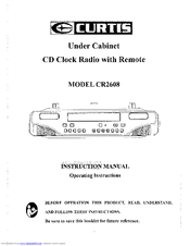 Curtis CR2608 Instruction Manual
