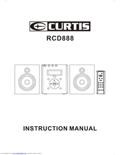 Curtis RCD888 Instruction Manual