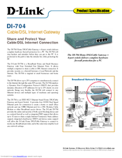 D-Link DI-704 Specifications