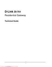 D-link DI-701 iShare Technical Manual