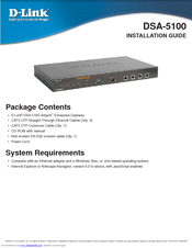 D-Link AirSpot DSA-5100 Installation Manual