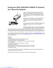 D-link DCS-1000 Supplementary Manual