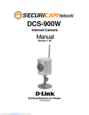 D-link SECURICAM Network DCS-900W User Manual