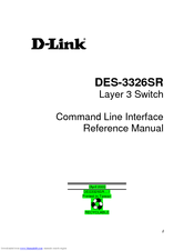D-link DES-3326S - Switch - Stackable Command Line Interface Reference Manual