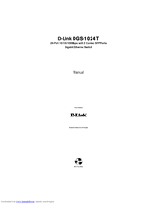 D-link DGS-1024T - Switch User Manual
