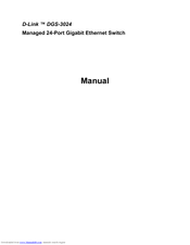D-link DGS-3024 User Manual