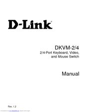 D-link DKVM-4 - KVM Keyboard Video Mouse Switch Hotkey/Autoscan User Manual