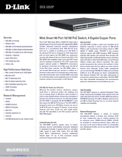 D-link DES-3252P - Web Smart Switch Specifications
